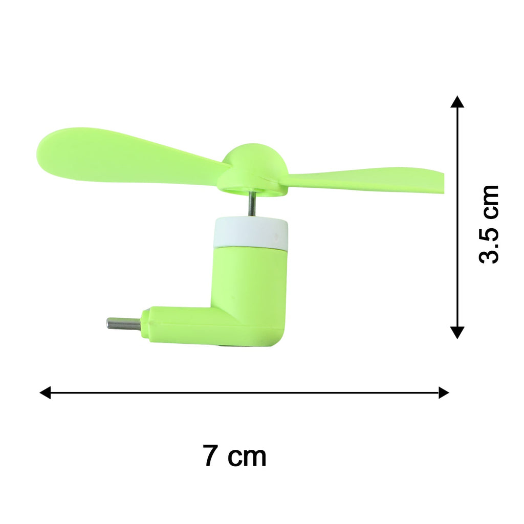 Handheld plug in fan for Android and Type C phones