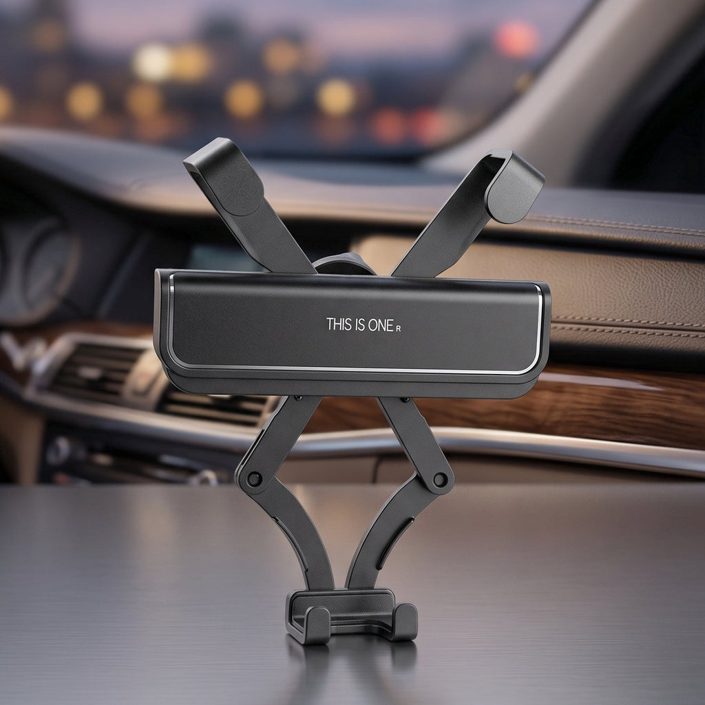 Compact car mobile mount for GPS and hands free use