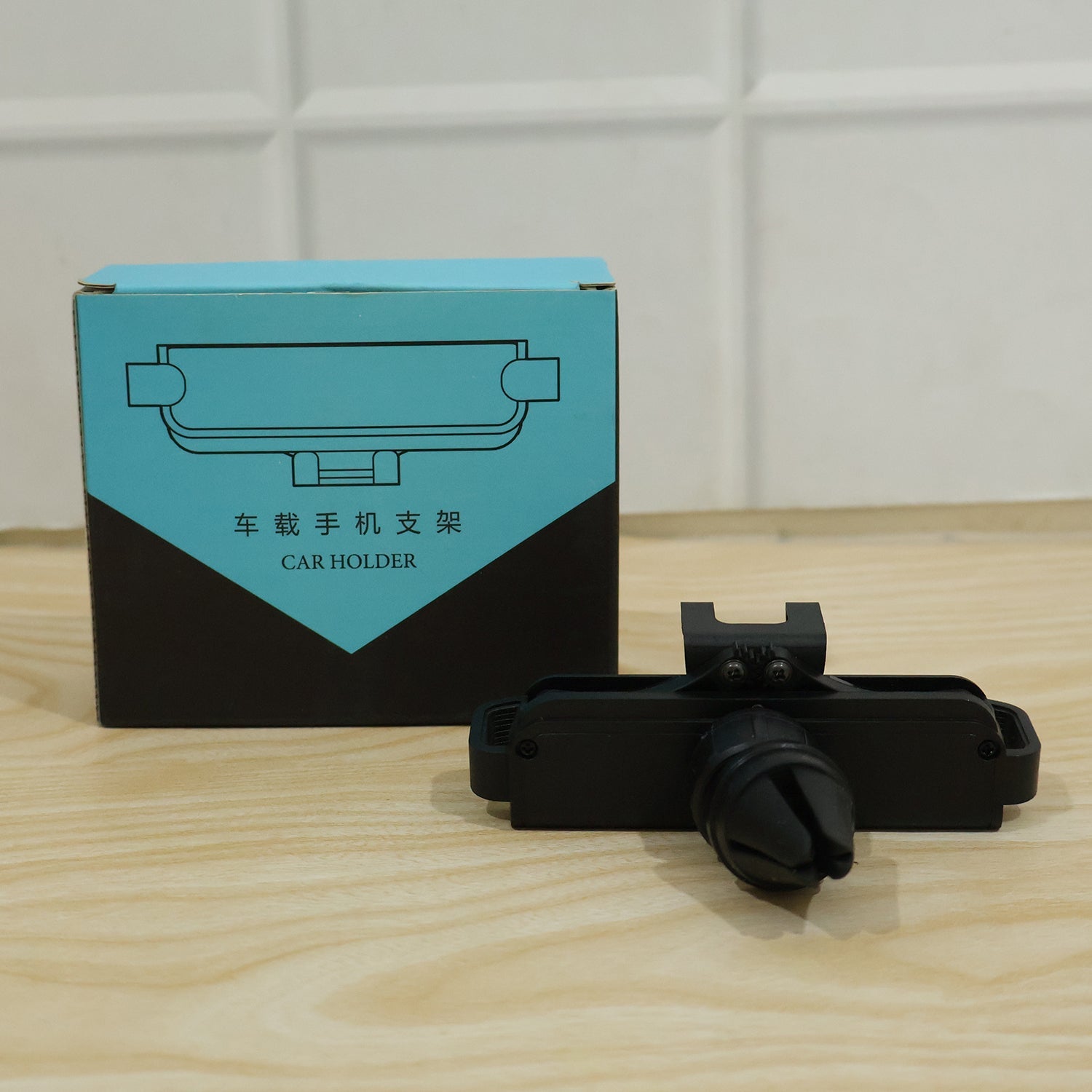 Rotatable air vent smartphone holder for vehicles