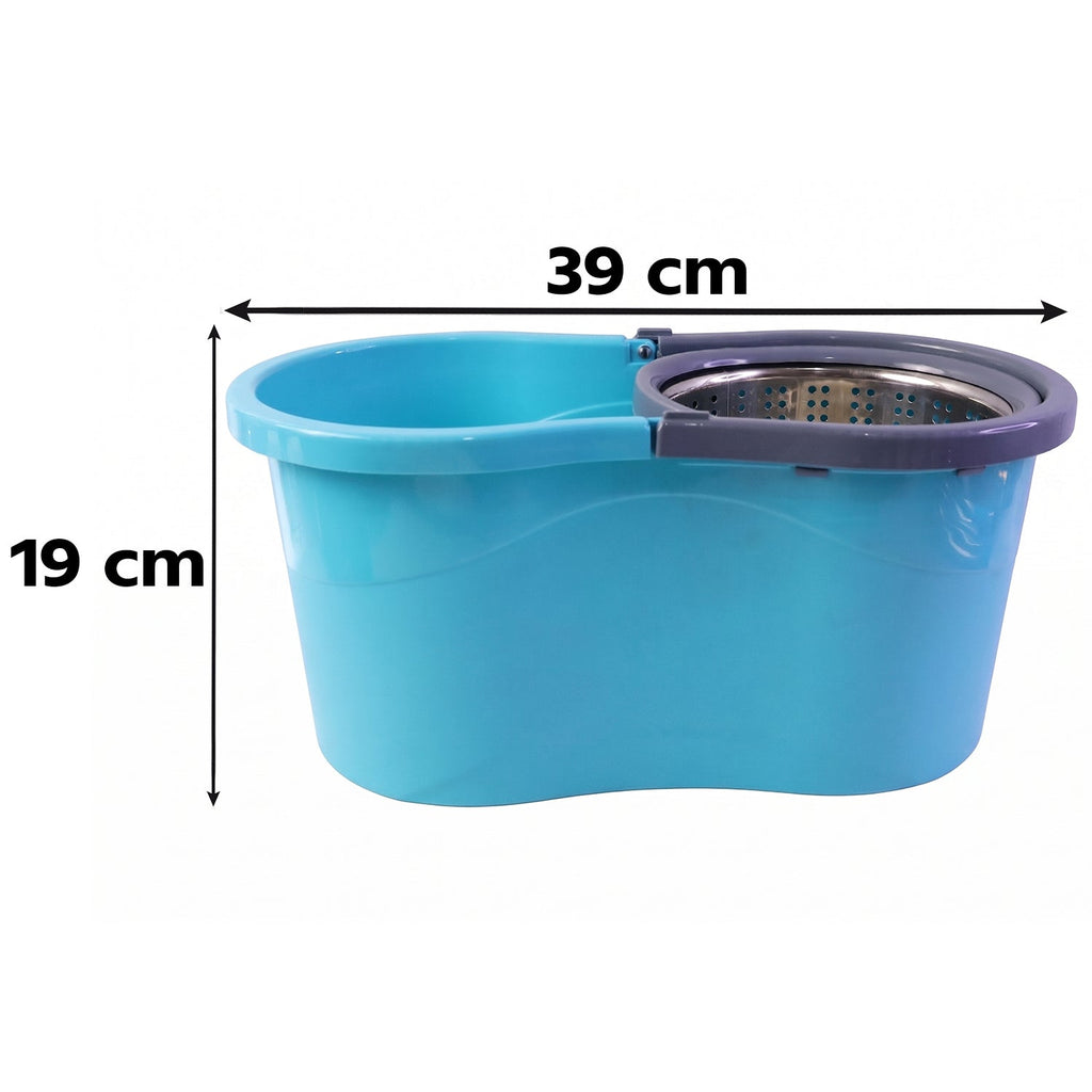360° Rotating Turbo Spin Mop – Effortless Floor Cleaning with Long Handle