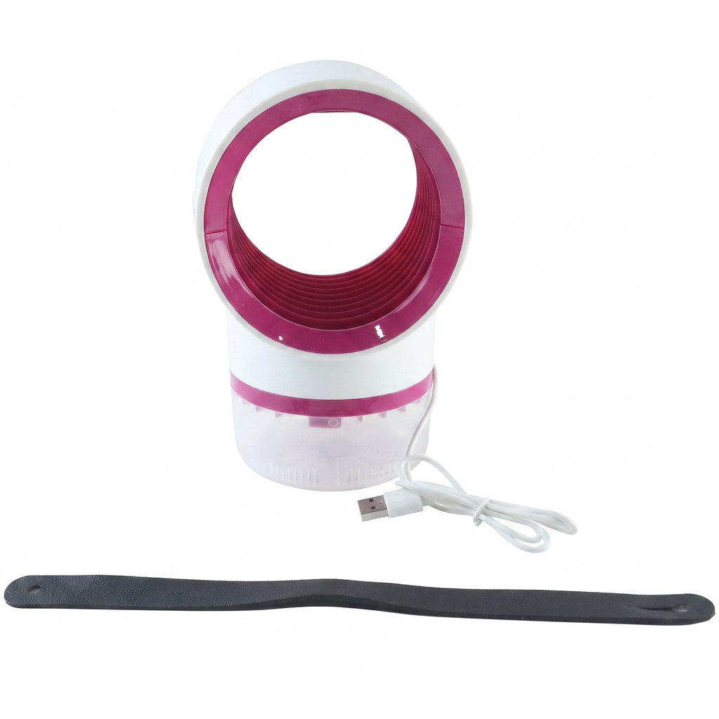 Quiet suction mosquito trap lamp with portable handle