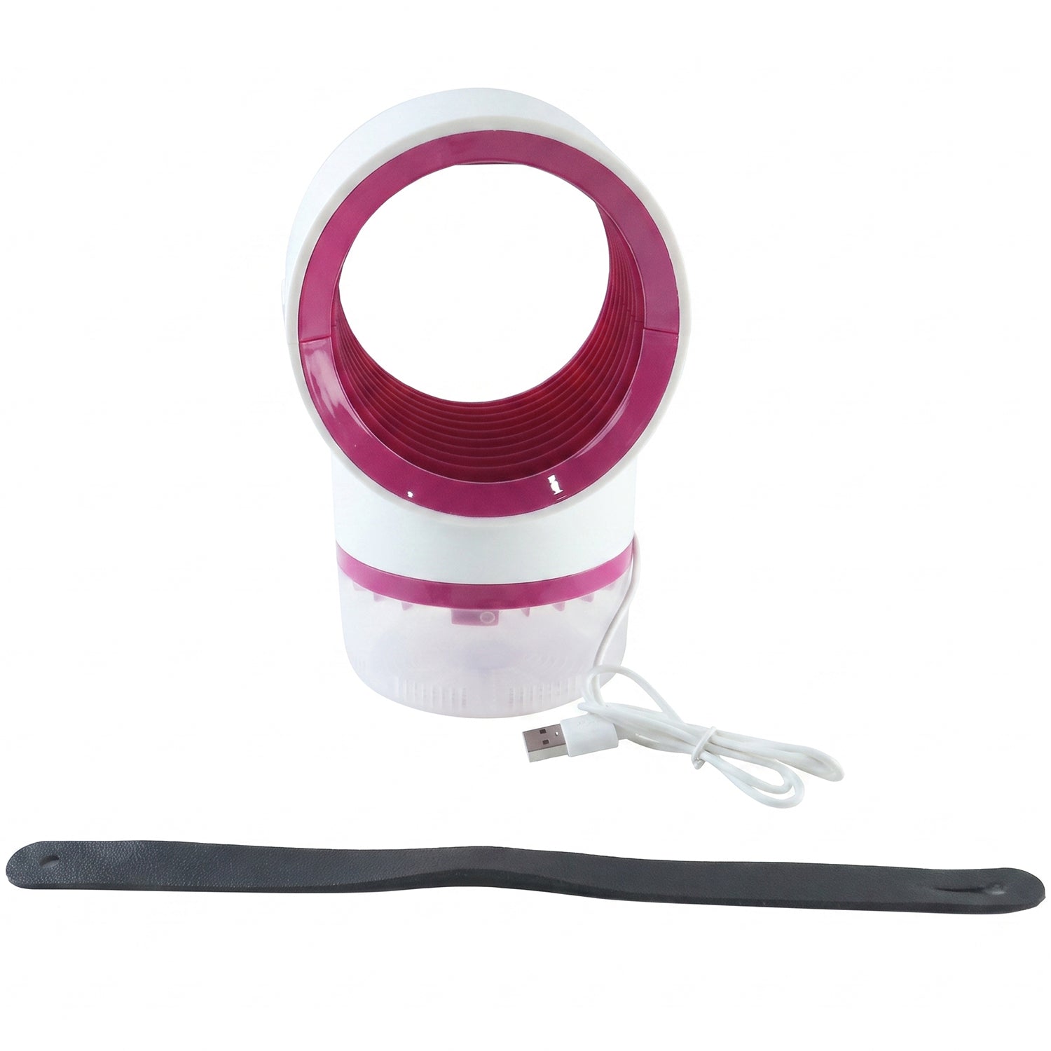 Quiet suction mosquito trap lamp with portable handle