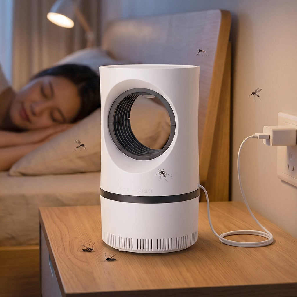 Removable tray of electric mosquito killer lamp for easy cleaning