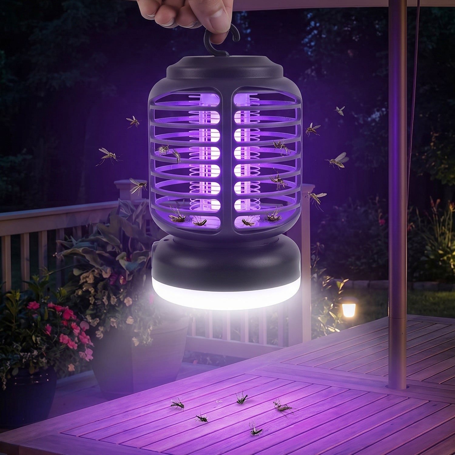 UV mosquito lamp highlighting key features and design