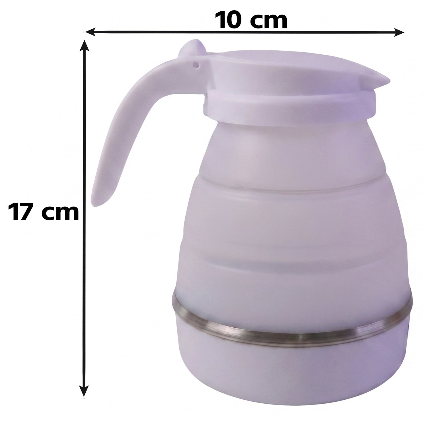 600ml foldable electric kettle for hotels, camping and travel