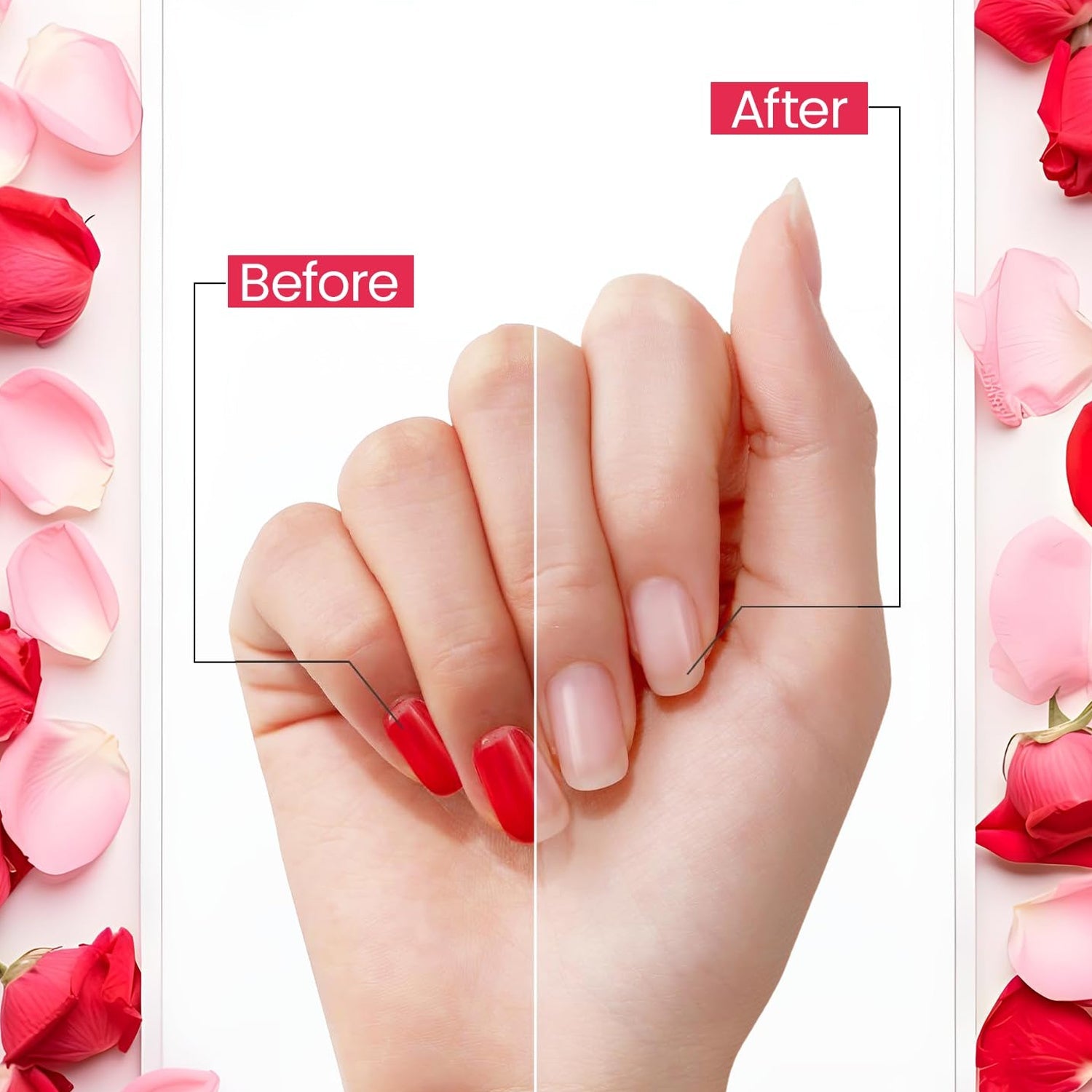Travel-friendly Wetwisk nail remover wipe
