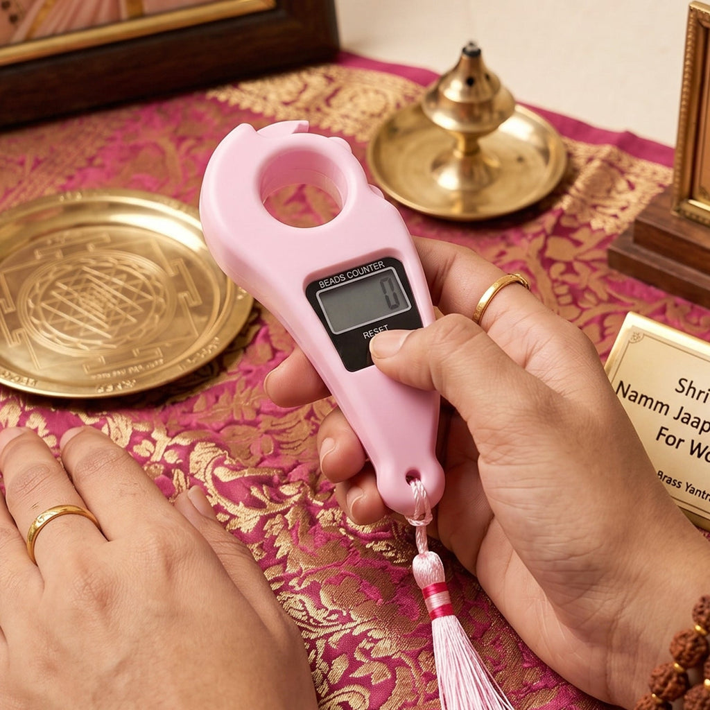 Digital Japa Counter – Finger Ring Clicker for Prayer & Meditation
