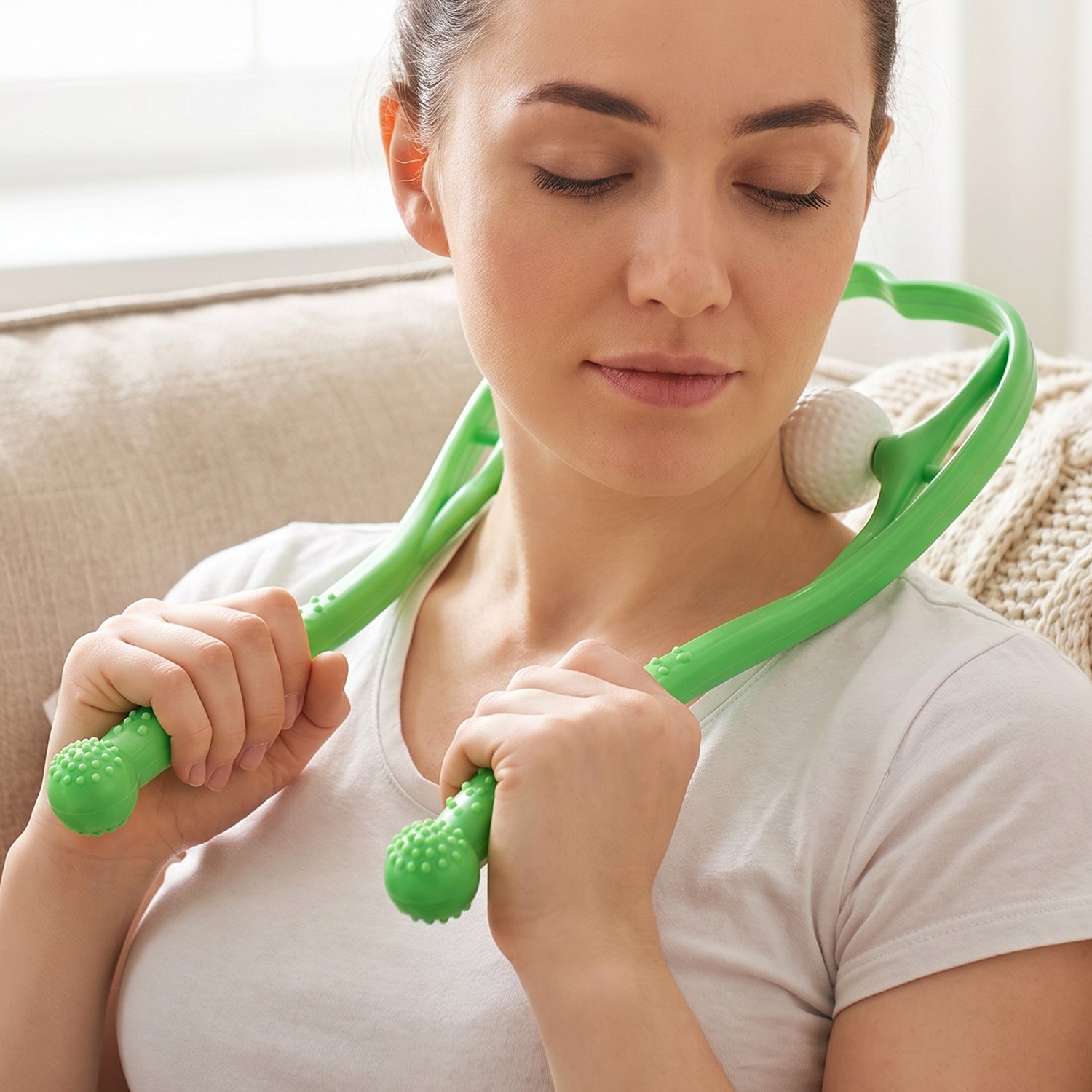 Neck massager front view
