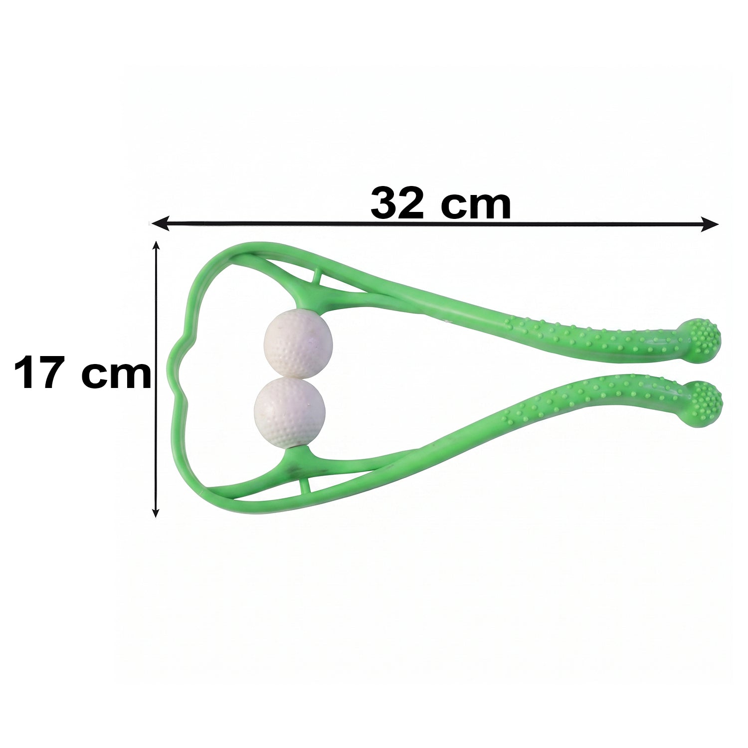 Roller massager handle grip
