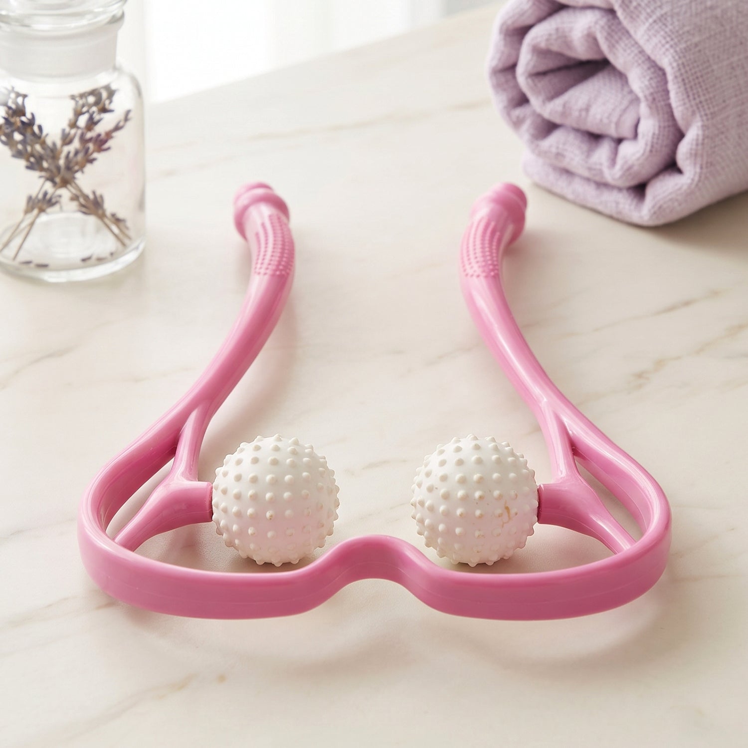 Pink massager size details