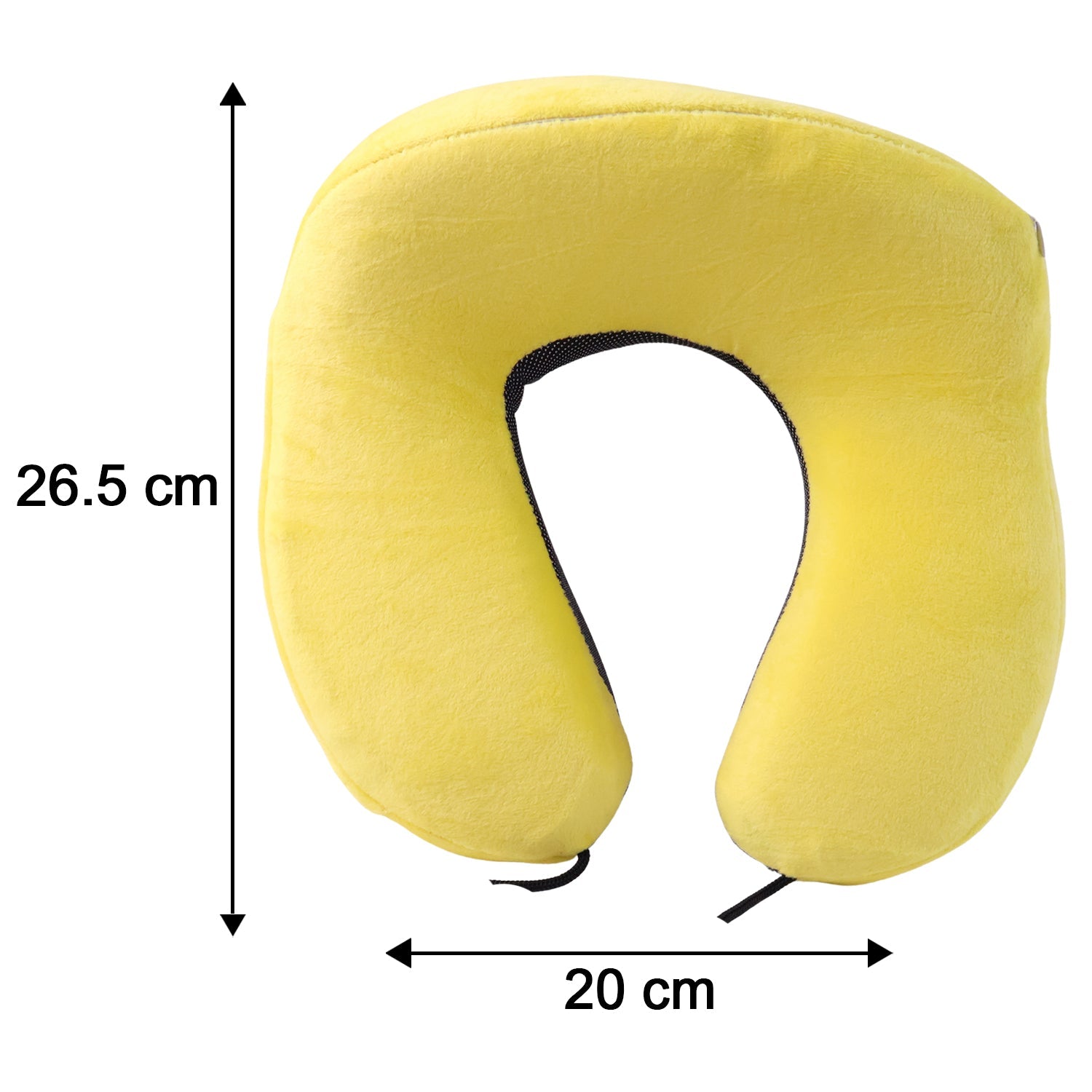 Cosy plush neck pillow for long trips and office naps