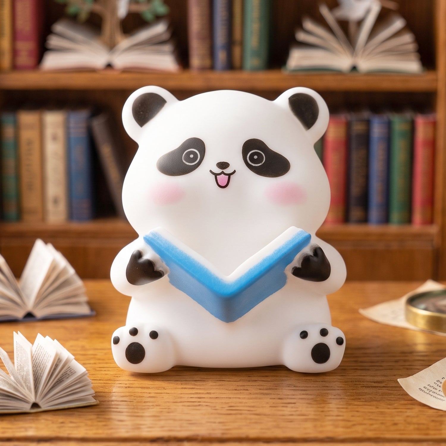 Adorable panda night lamp with soft light for kids sleep
