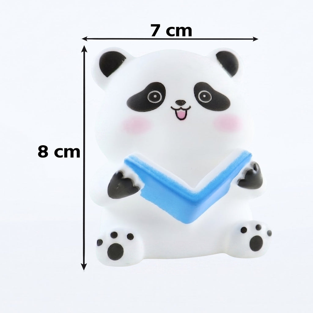 Soft silicone reading panda lamp for kids night time comfort