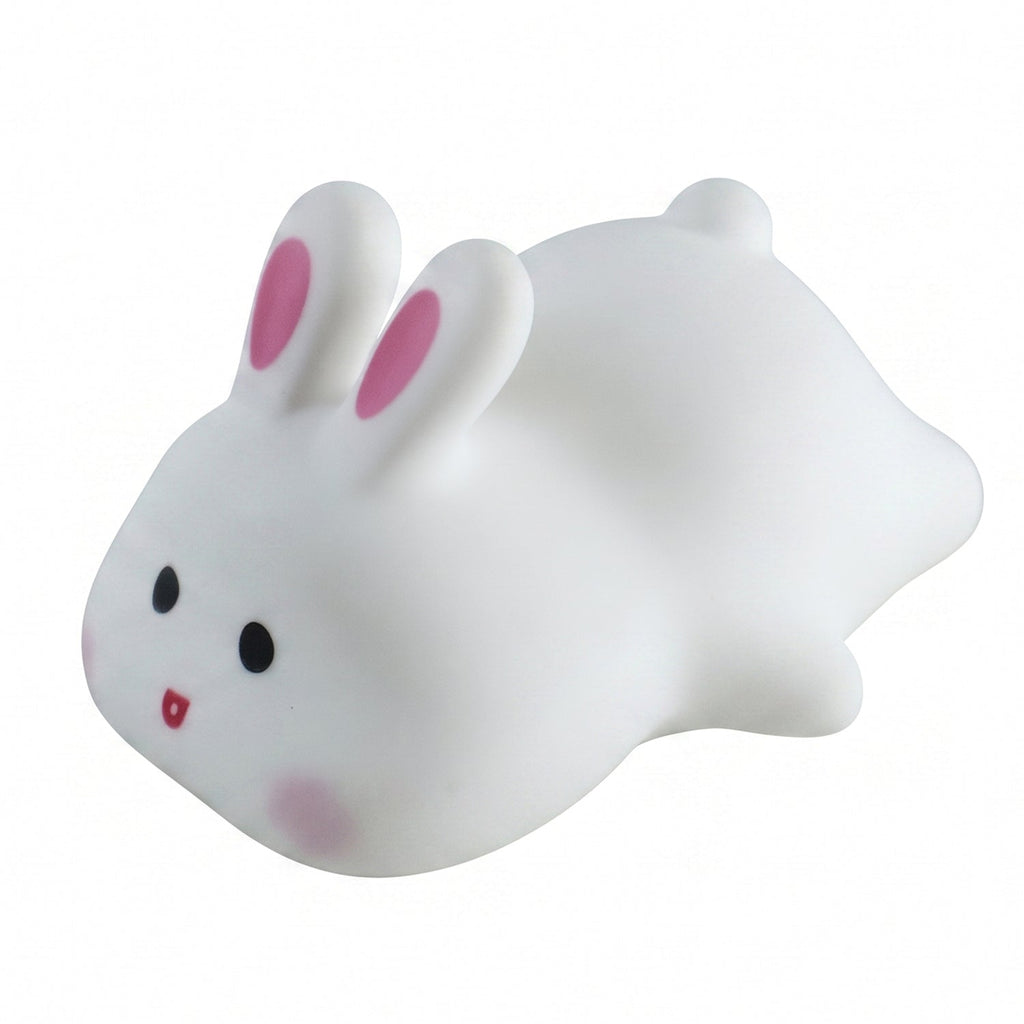 Rabbit shaped night light with warm LED for children's bedrooms