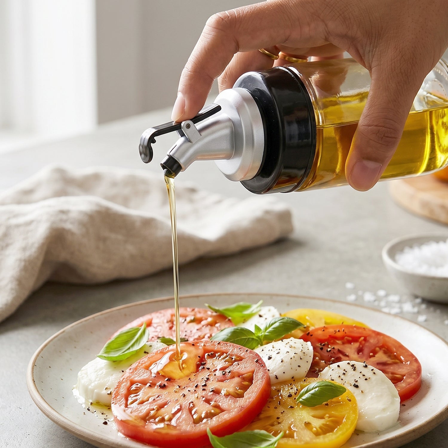 Oil vinegar bottle kitchen