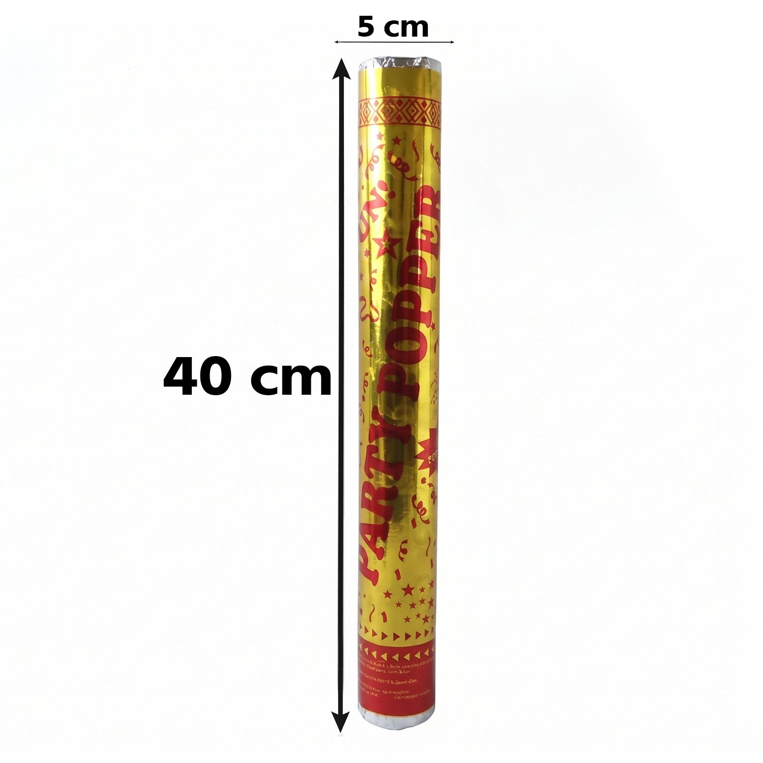 Golden Party Popper Confetti Cannon Shooter for Birthday and Celebration (1 Pc) view 6