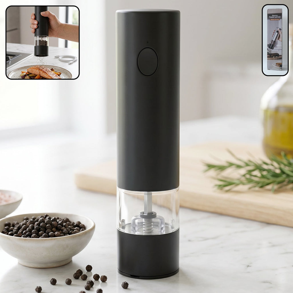 Electric pepper grinder USB rechargeable