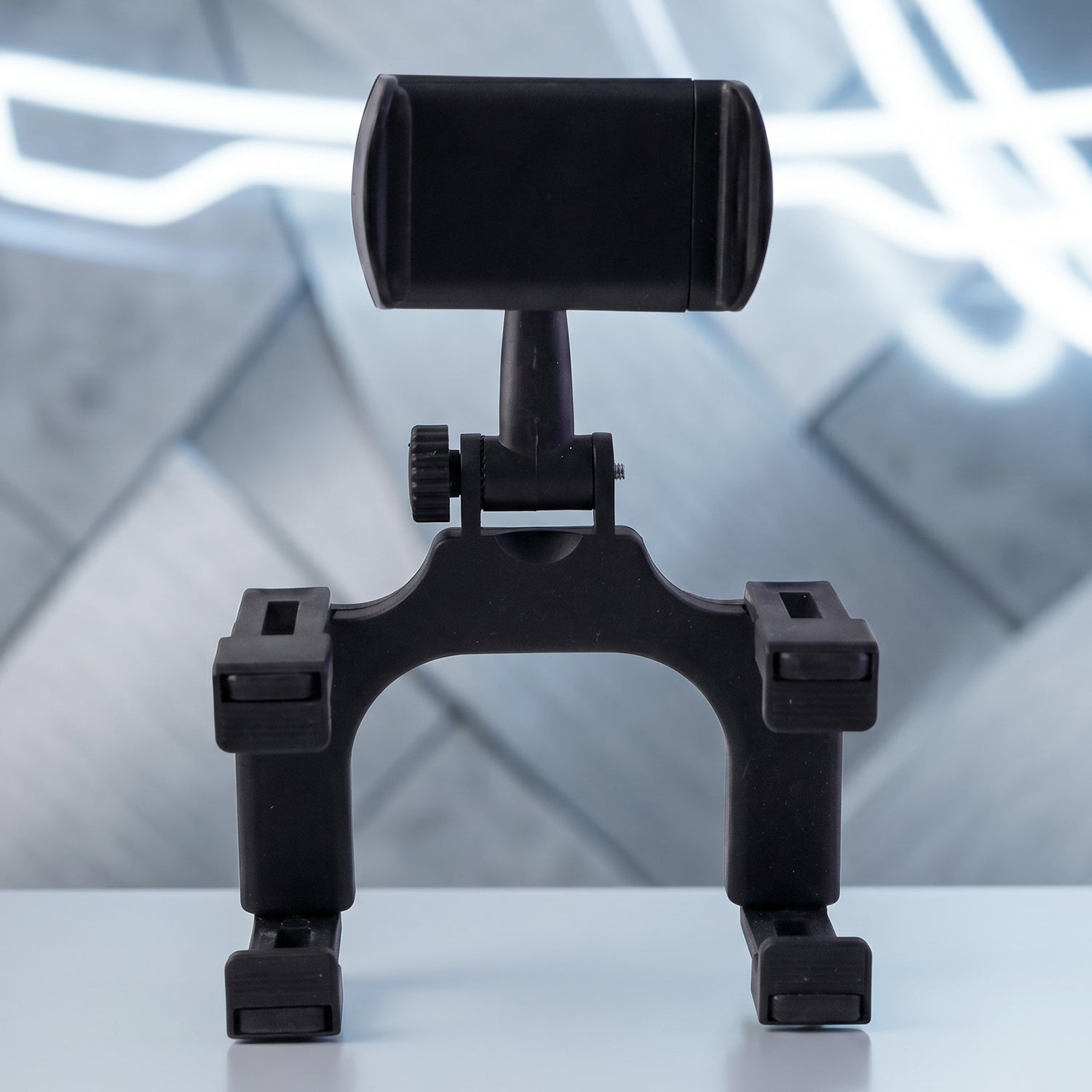 Adjustable mirror mount phone holder for cars and SUVs