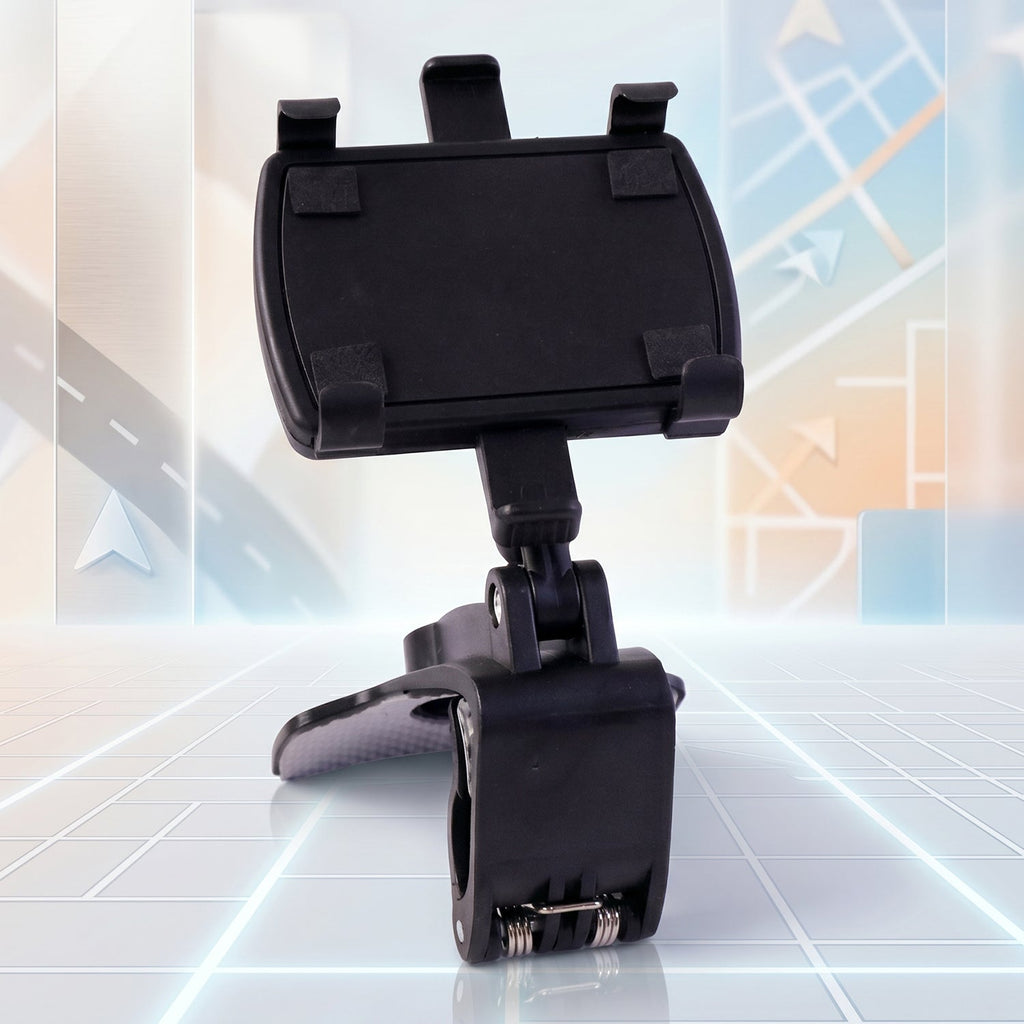 Compact dashboard phone clip mount suitable for most smartphones