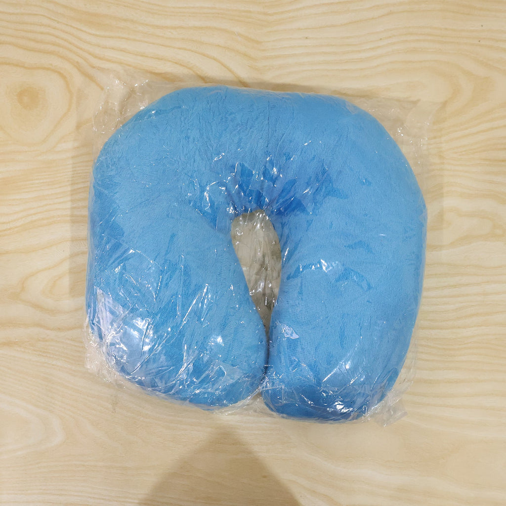Blue soft neck pillow 1 pc