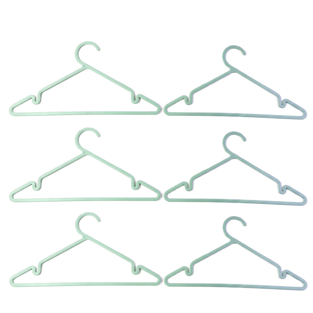 Cloth hangers used for wardrobe organization and space saving