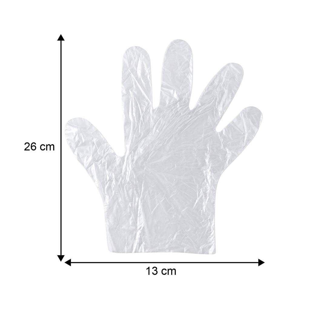 Plastic gloves for cleaning or food prep