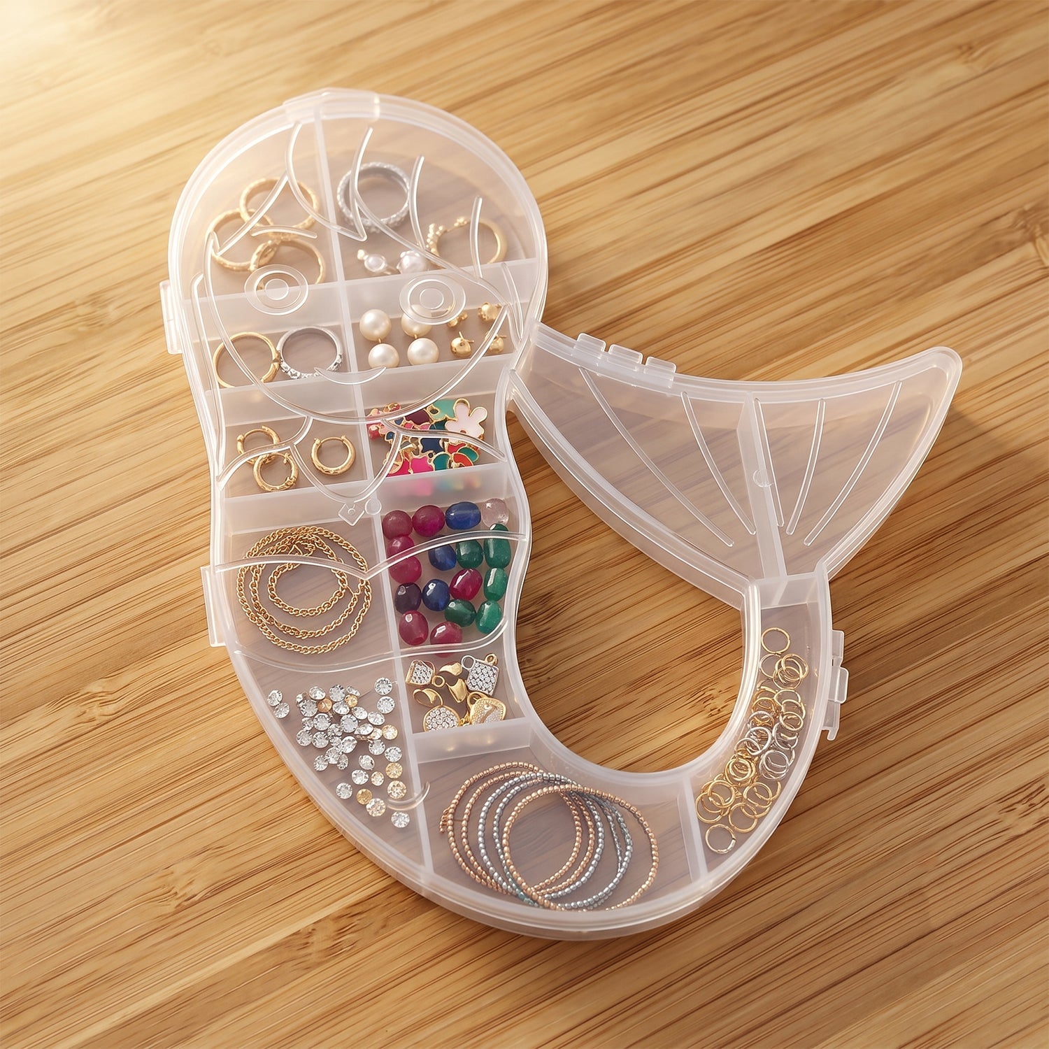 Mermaid shape box colors