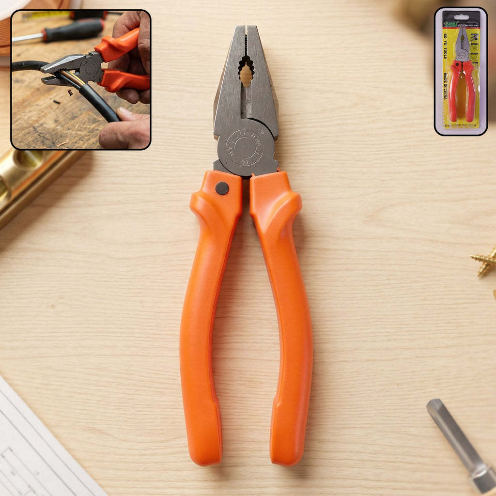 Combination pliers wire cutting gripping tool