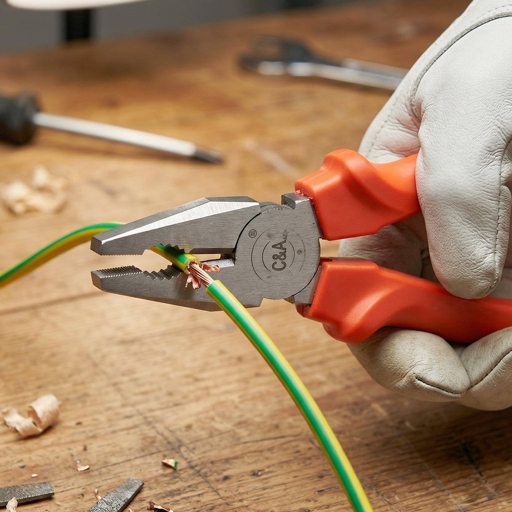 Pliers grip jaw detail