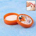 Compact jar of nail polish remover wipes ideal for travel and quick removal