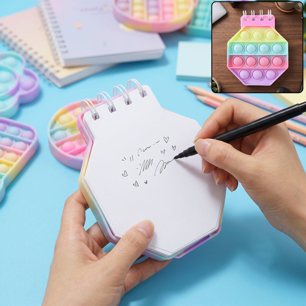 Push bubble pop it fidget diary