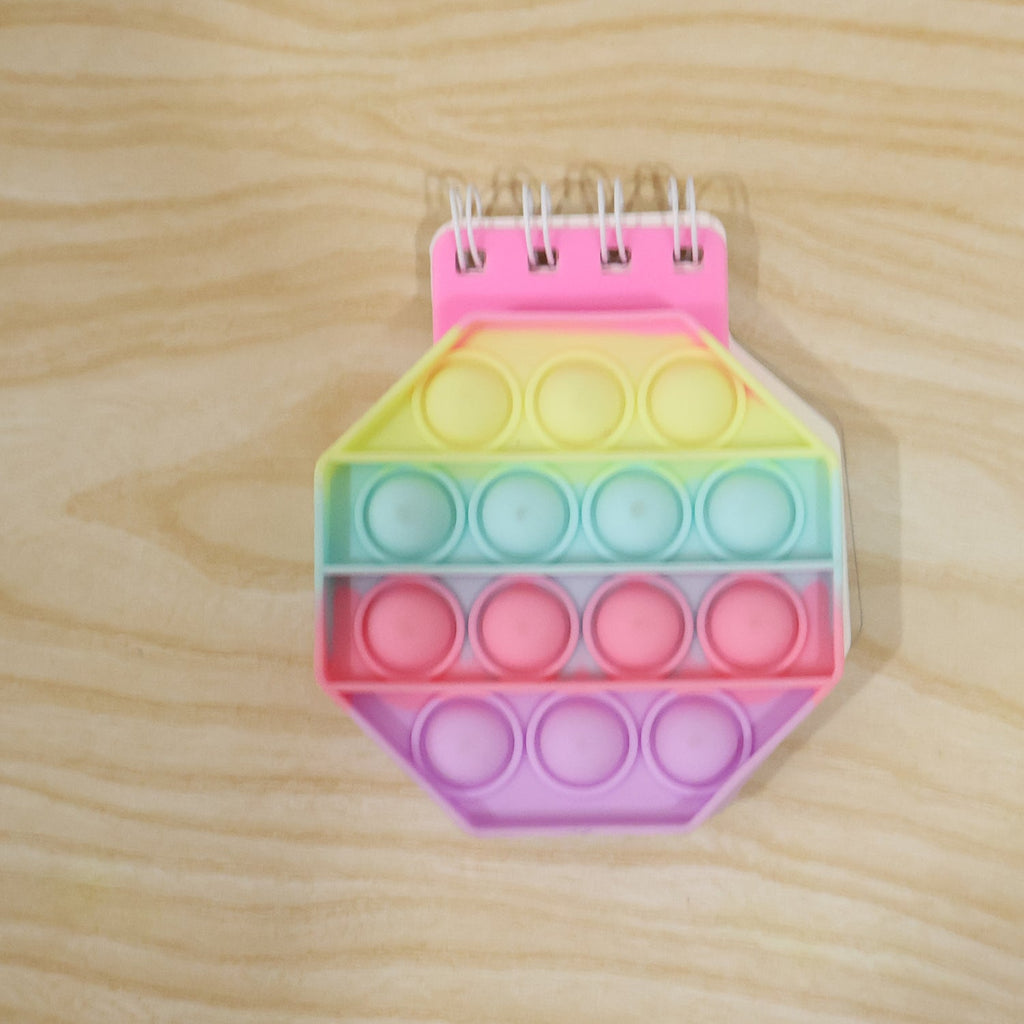 Pastel pop it diary 1 pc