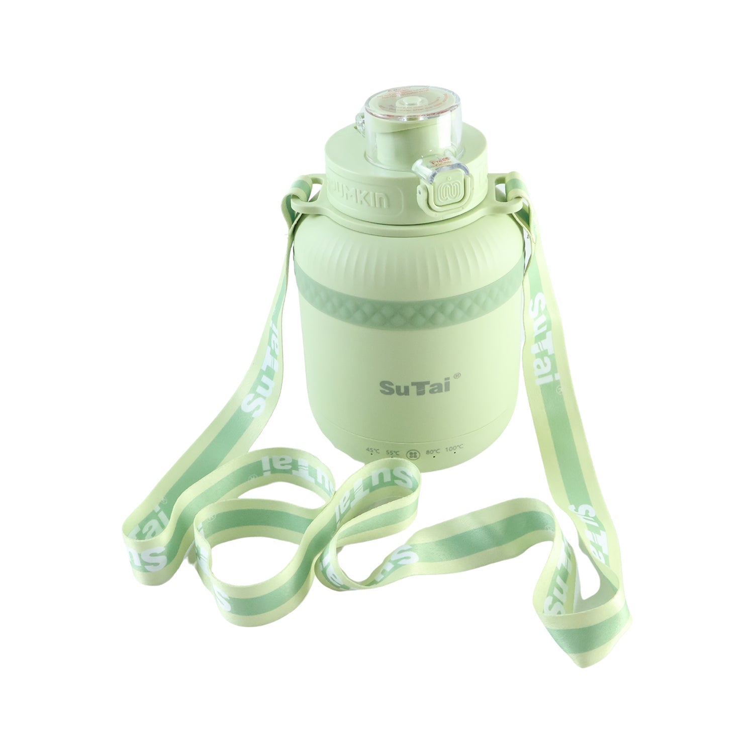 Stainless steel travel kettle with insulated body