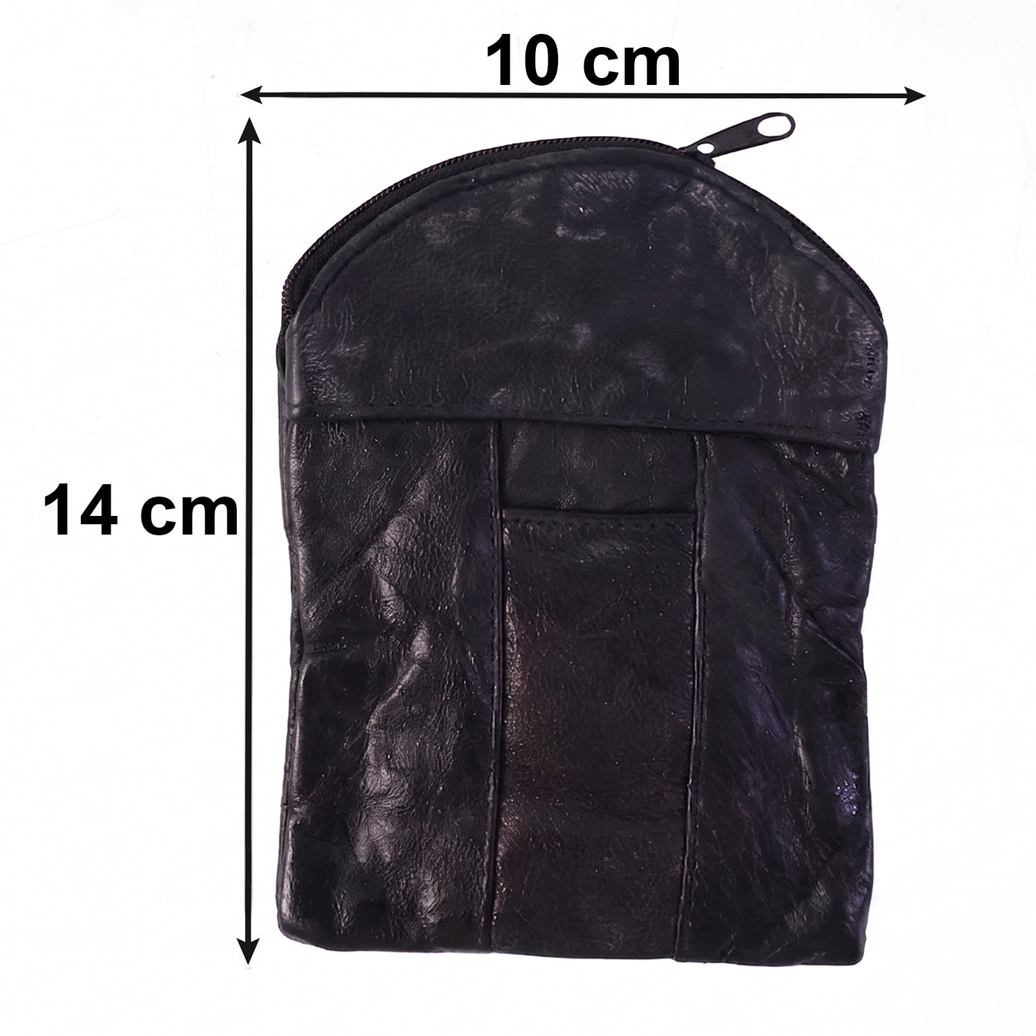Versatile black mini pouch suitable for men and women for everyday use.