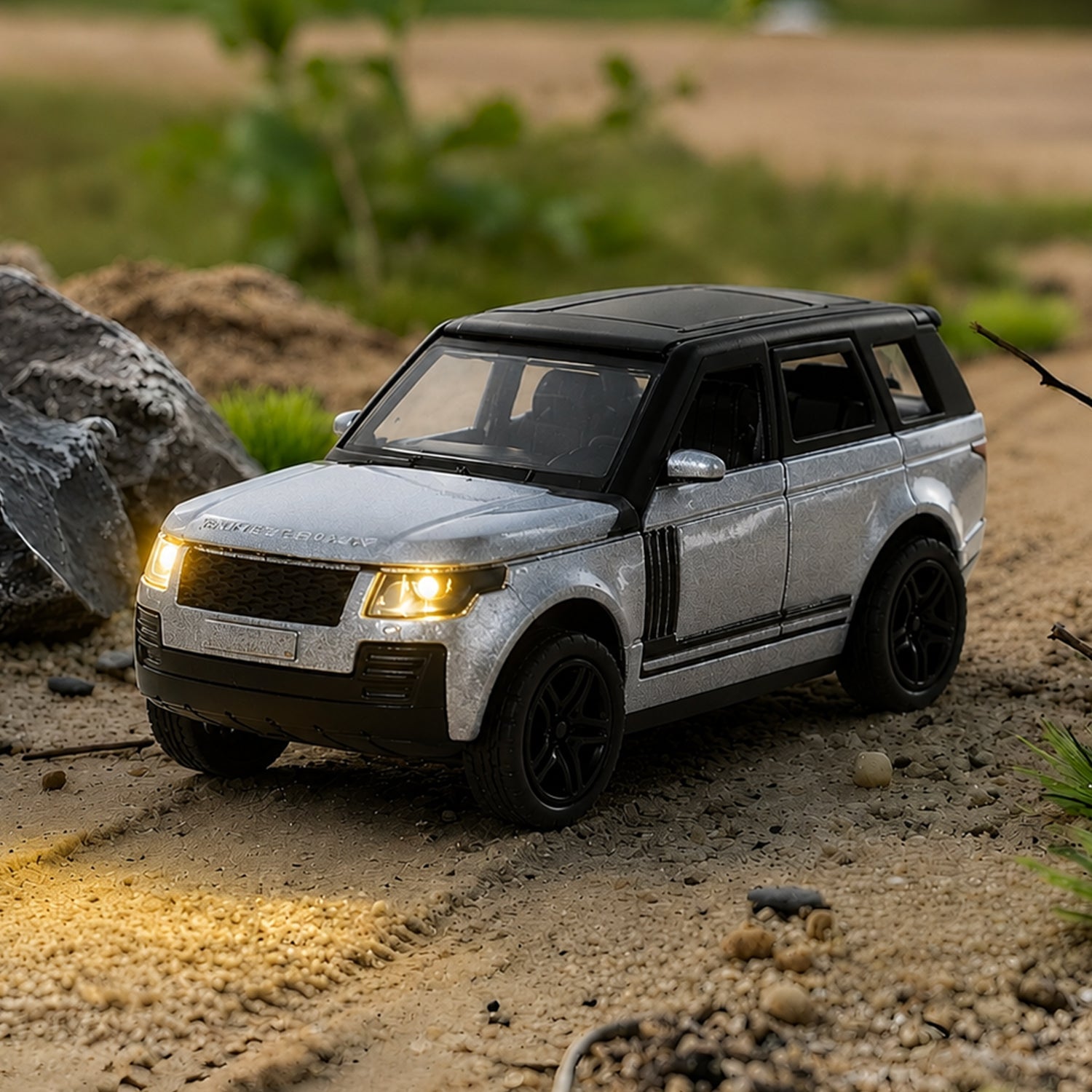 Pull back die cast SUV toy for boys and girls