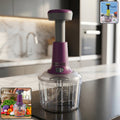 Push Chopper 1100 ML manual vegetable chopper with large capacity