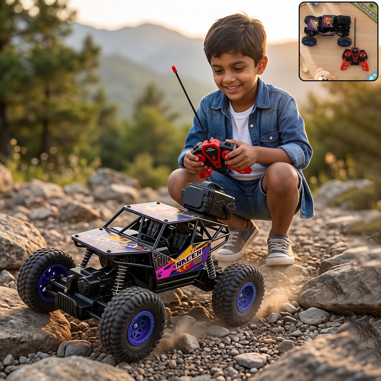 Remote Control Rock Crawler – Off-Road Adventure Toy for Kids