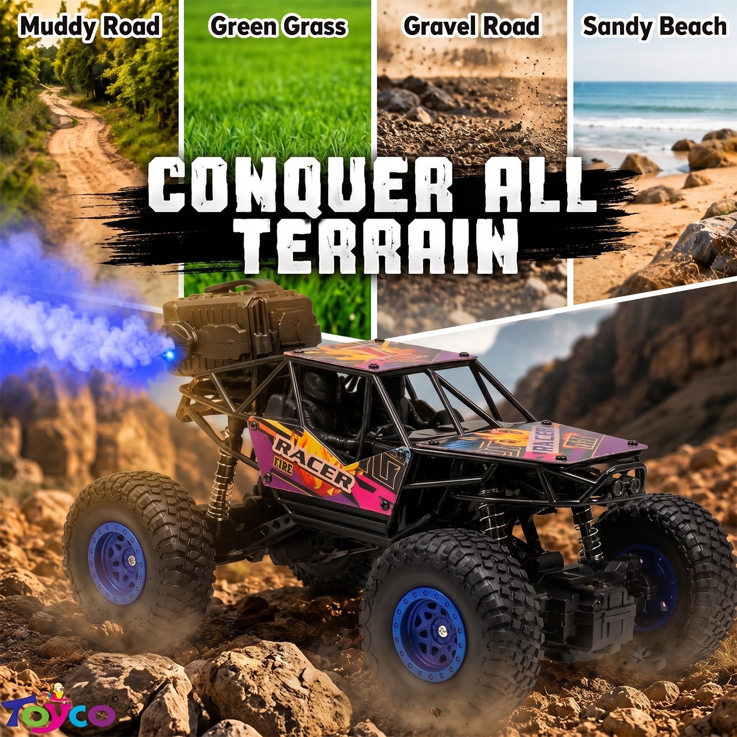 Remote Control Rock Crawler – Off-Road Adventure Toy for Kids