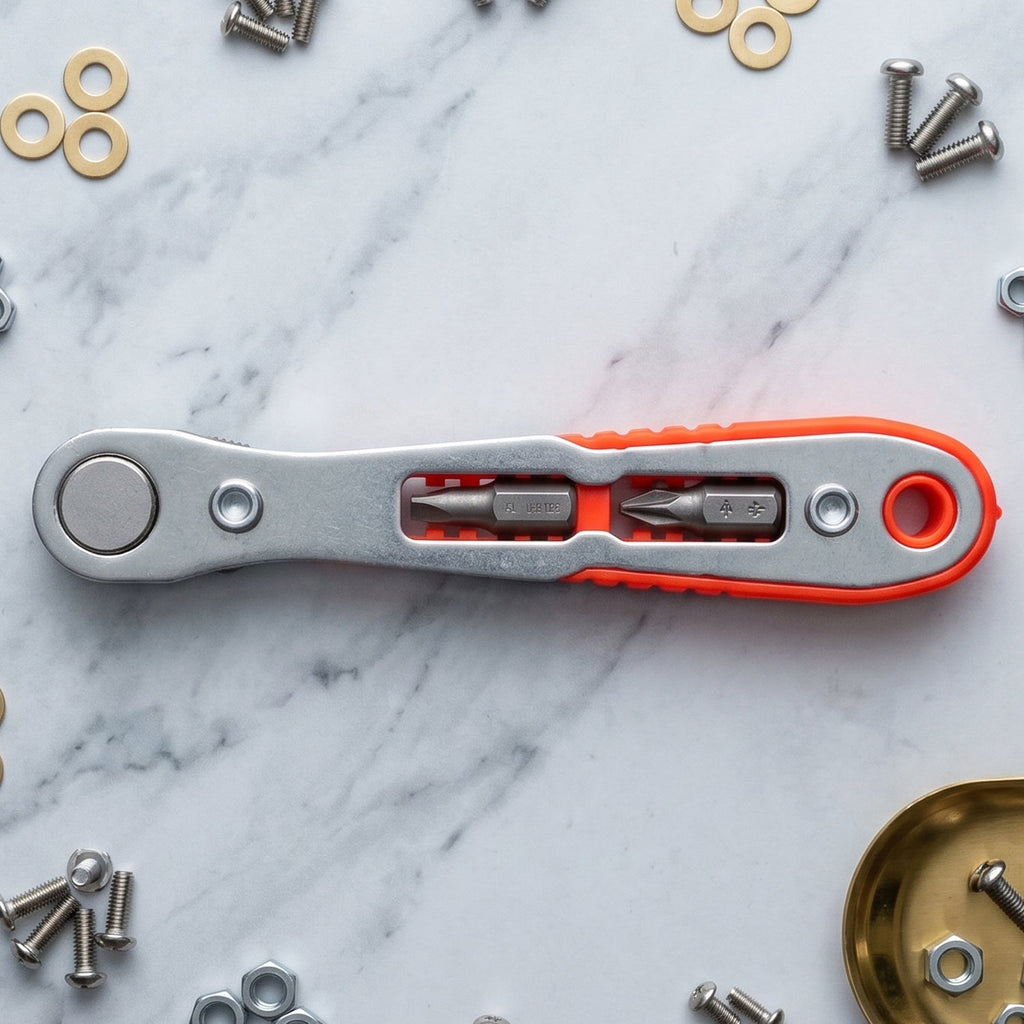Compact socket screwdriver tool