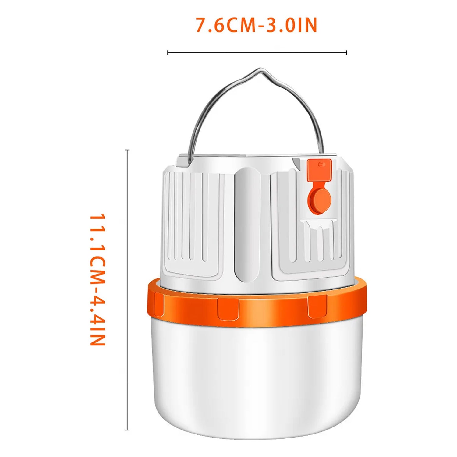 Hanging solar LED light for camping, hiking and outdoor adventures