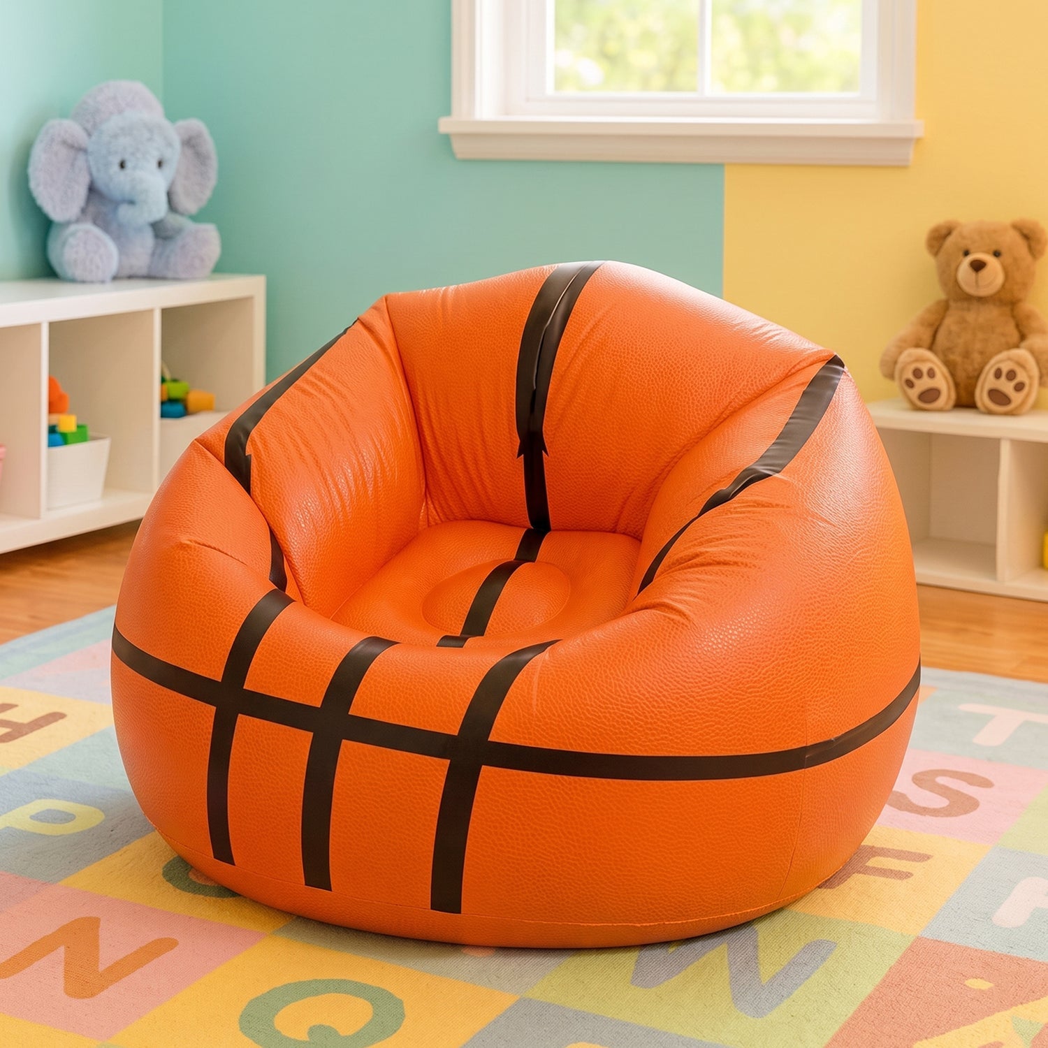 Inflatable sofa ball white bg