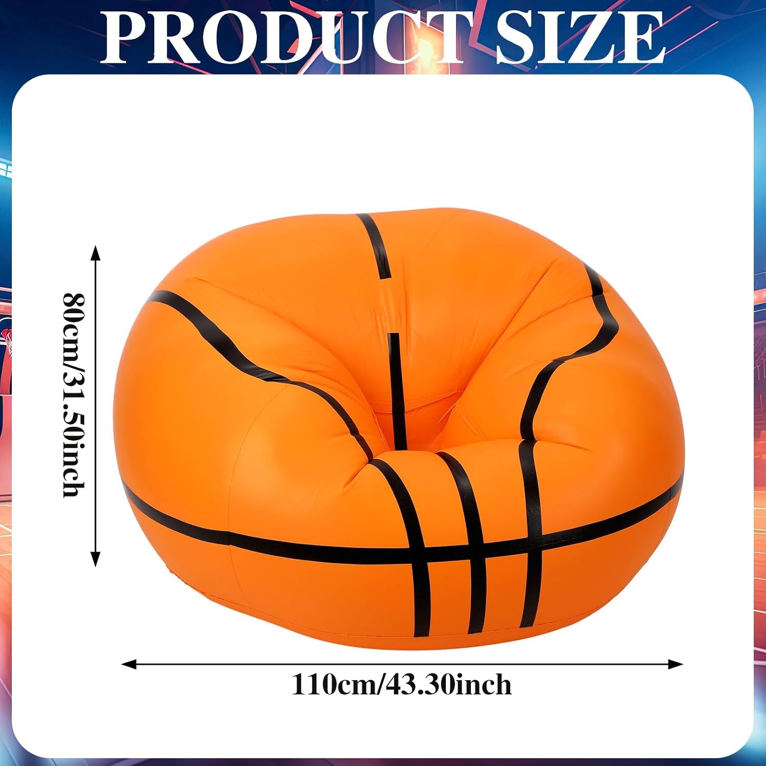 Inflatable sofa size guide