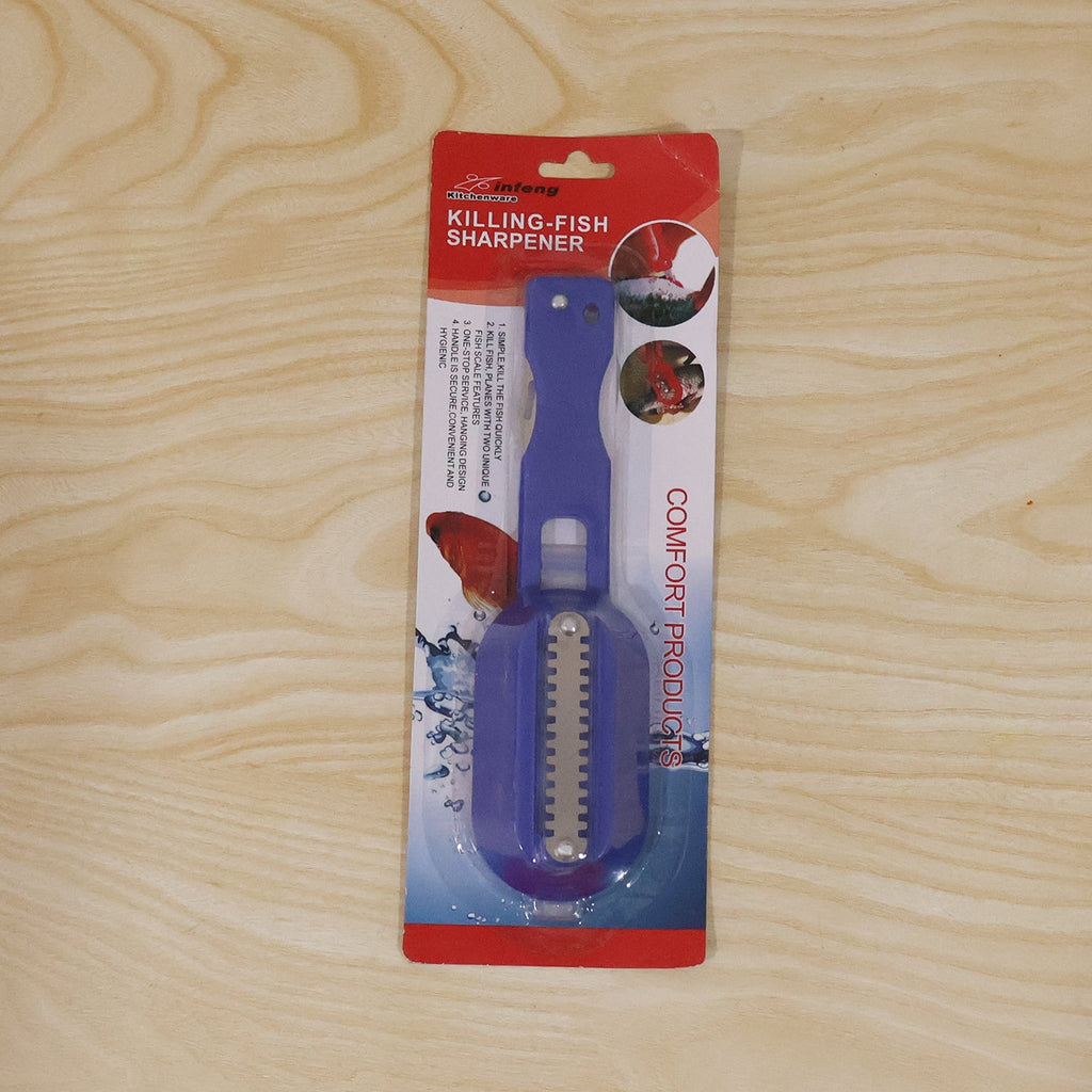 Fish cleaning scraper tool with lid for fresh fish descaling