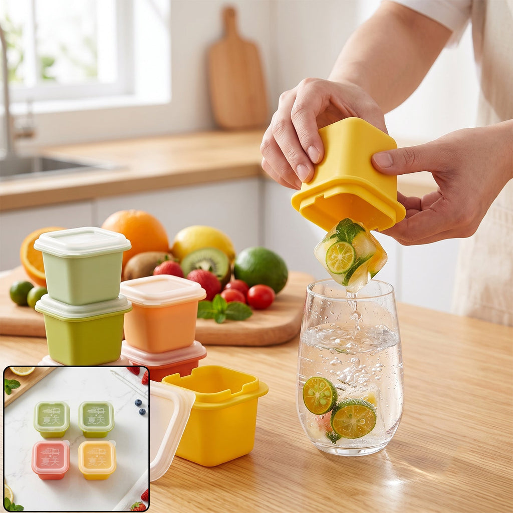 Silicone Freezer Containers