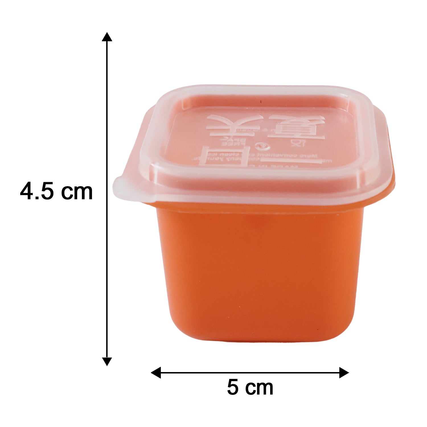 Square Ice Cube Mould Set with Lids Multicolor for Drinks and Cocktails (4 Pc)