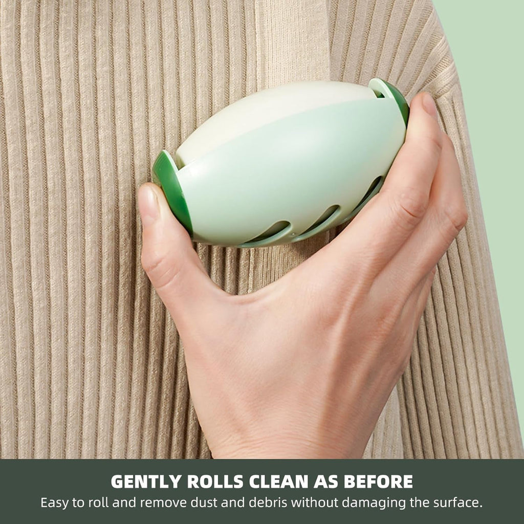 Lint roller cleaning pet hair off fabric