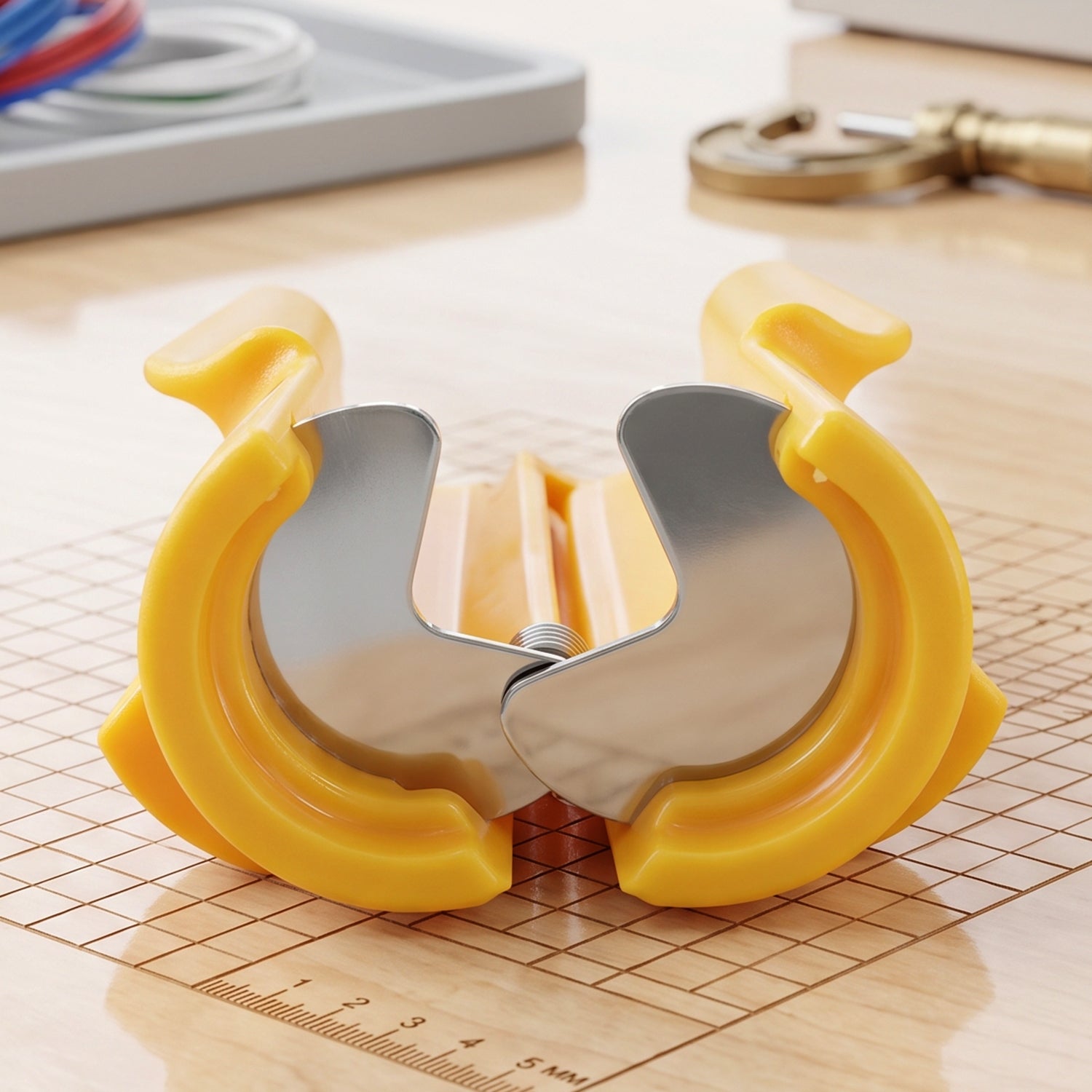 Handheld rose thorn stripping tool for safe flower prep