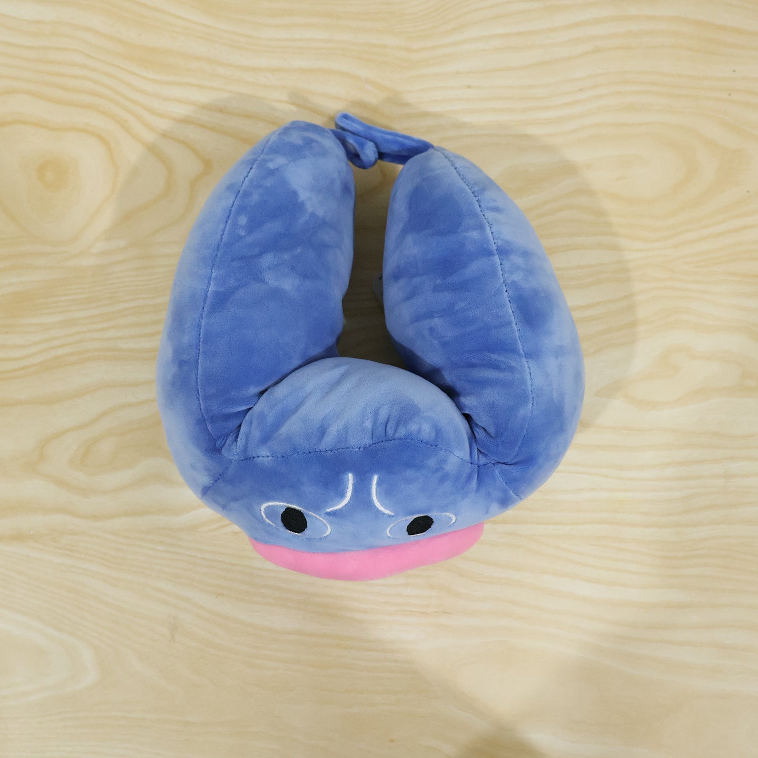 Blue character neck pillow 1 pc
