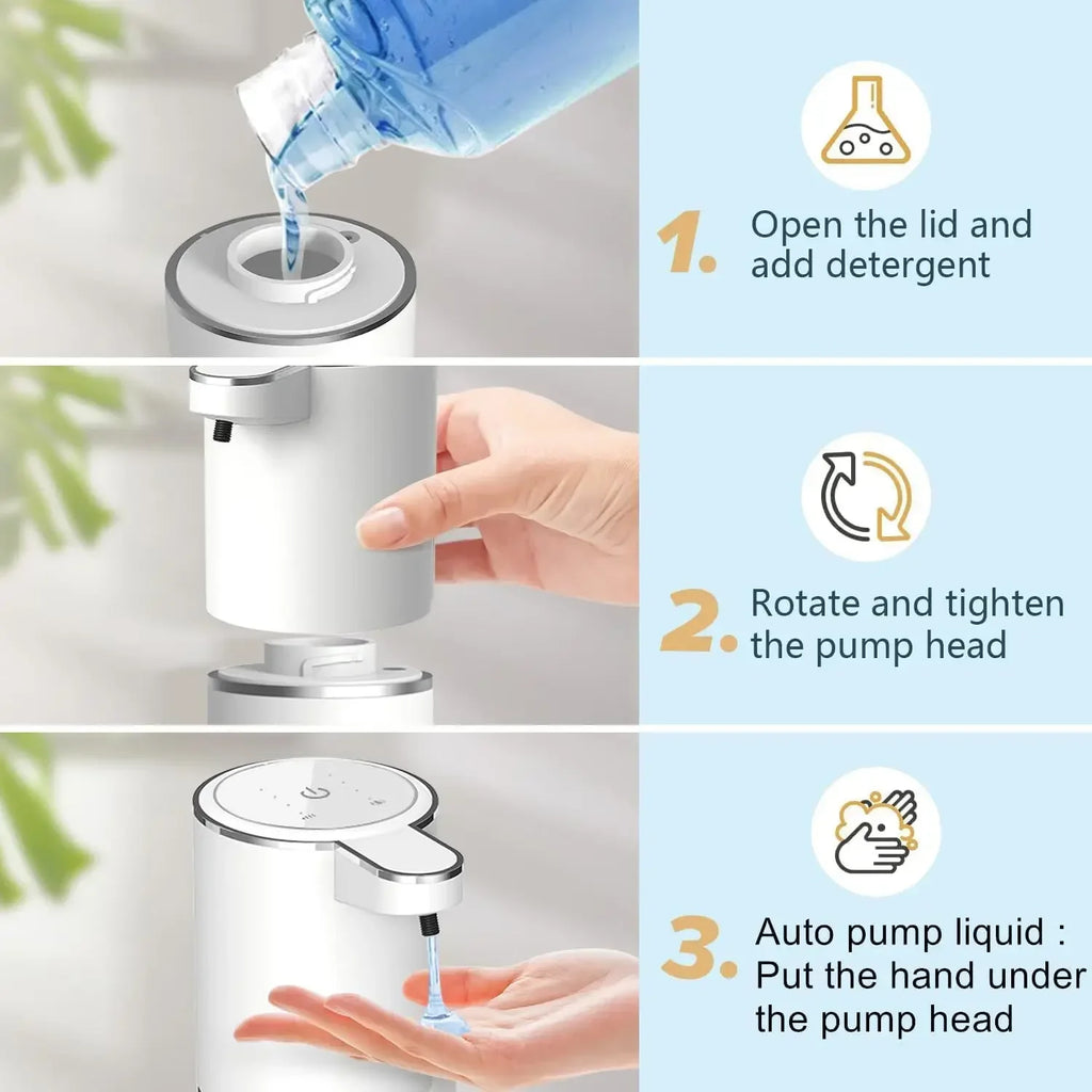 Automatic Touchless Soap Dispenser | USB Rechargeable | Liquid & Foam