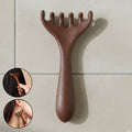 Wooden scalp massager designed for relaxing head and neck massage